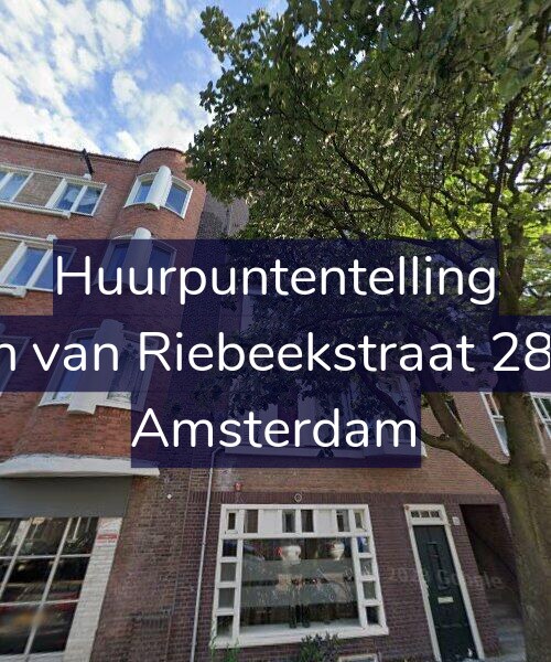 Foto gevel Huurpuntentelling voor Jan van Riebeekstraat 28-3, Amsterdam