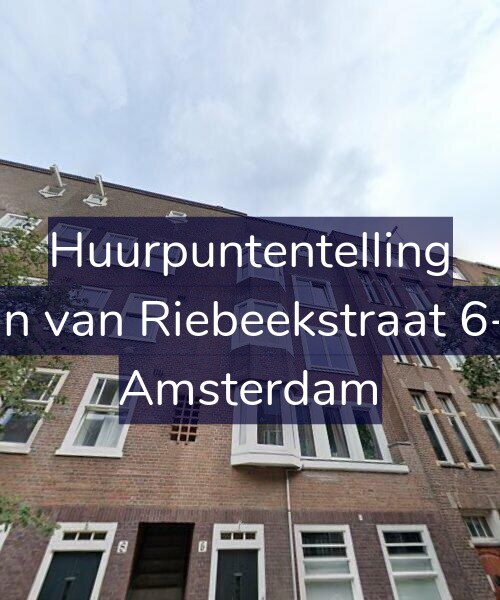 Foto gevel Huurpuntentelling voor Jan van Riebeekstraat 6-3, Amsterdam