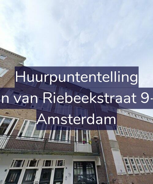 Foto gevel Huurpuntentelling voor Jan van Riebeekstraat 9-3, Amsterdam