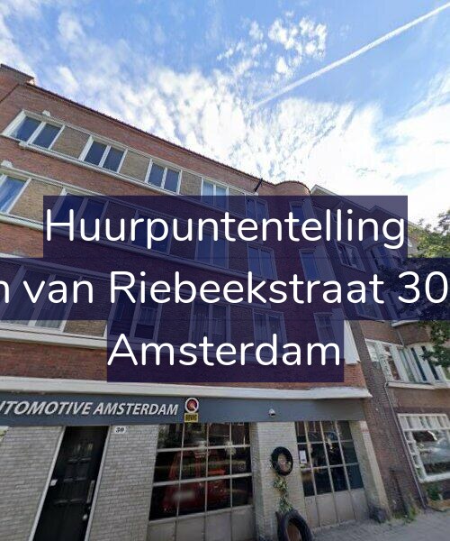 Foto gevel Huurpuntentelling voor Jan van Riebeekstraat 30-H, Amsterdam