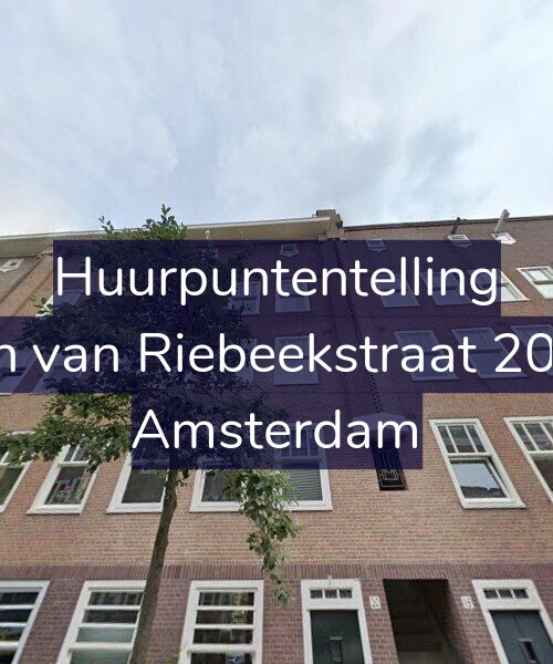 Foto gevel Huurpuntentelling voor Jan van Riebeekstraat 20-2, Amsterdam