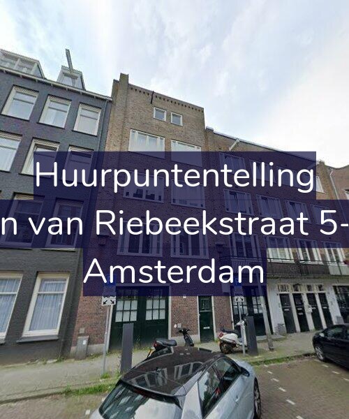 Foto gevel Huurpuntentelling voor Jan van Riebeekstraat 5-H, Amsterdam