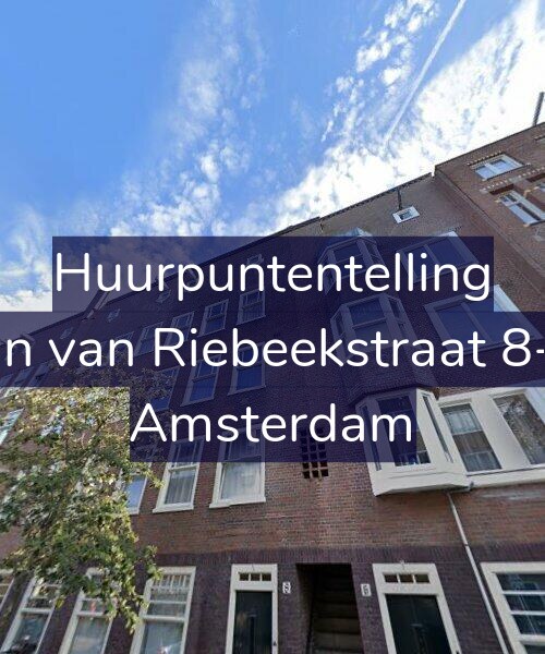 Foto gevel Huurpuntentelling voor Jan van Riebeekstraat 8-3, Amsterdam
