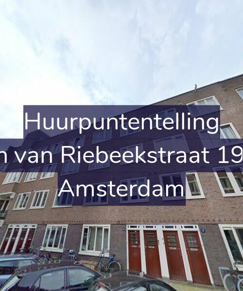 Foto gevel Huurpuntentelling voor Jan van Riebeekstraat 19-1, Amsterdam