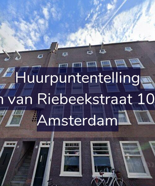 Foto gevel Huurpuntentelling voor Jan van Riebeekstraat 10-H, Amsterdam