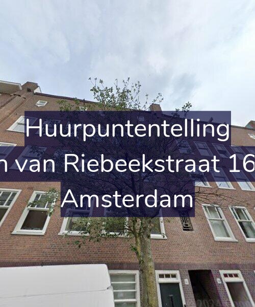 Foto gevel Huurpuntentelling voor Jan van Riebeekstraat 16-2, Amsterdam