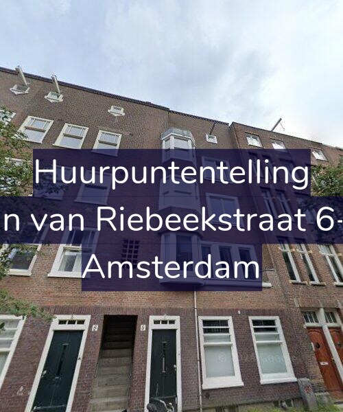 Foto gevel Huurpuntentelling voor Jan van Riebeekstraat 6-1, Amsterdam