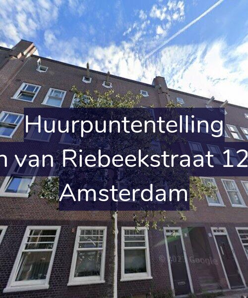 Foto gevel Huurpuntentelling voor Jan van Riebeekstraat 12-1, Amsterdam