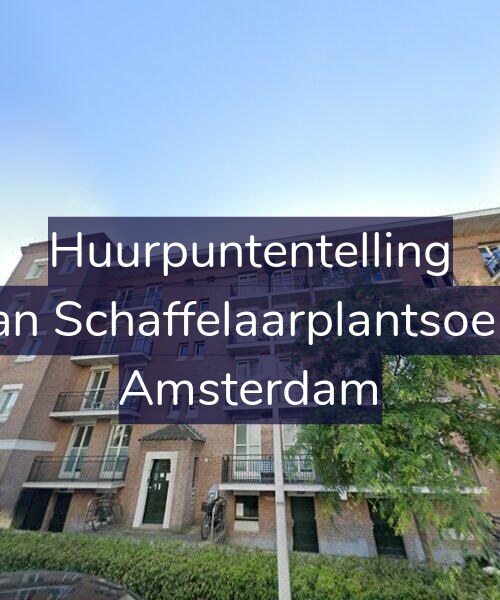 Foto gevel Huurpuntentelling voor Jan van Schaffelaarplantsoen 5-D, Amsterdam