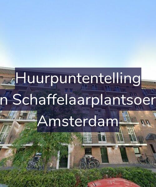 Foto gevel Huurpuntentelling voor Jan van Schaffelaarplantsoen 21-C, Amsterdam