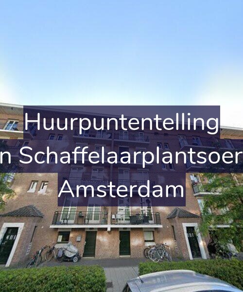 Foto gevel Huurpuntentelling voor Jan van Schaffelaarplantsoen 27-A, Amsterdam