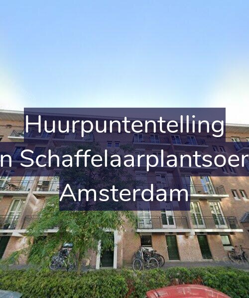 Foto gevel Huurpuntentelling voor Jan van Schaffelaarplantsoen 21-B, Amsterdam