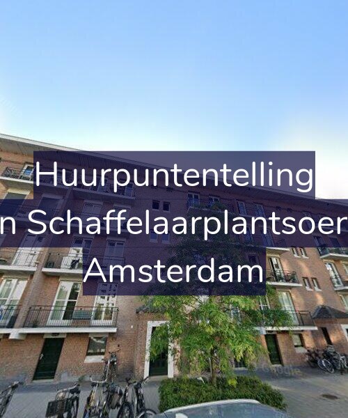 Foto gevel Huurpuntentelling voor Jan van Schaffelaarplantsoen 13-A, Amsterdam