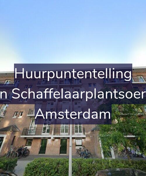 Foto gevel Huurpuntentelling voor Jan van Schaffelaarplantsoen 23-C, Amsterdam