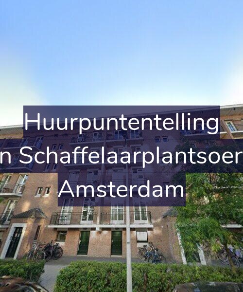 Foto gevel Huurpuntentelling voor Jan van Schaffelaarplantsoen 23-D, Amsterdam