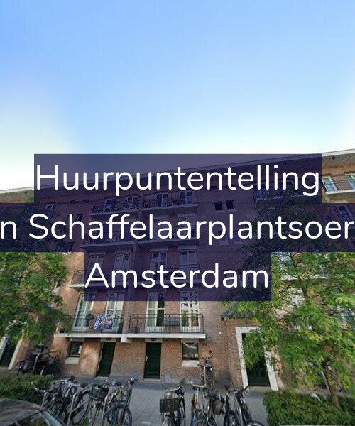 Foto gevel Huurpuntentelling voor Jan van Schaffelaarplantsoen 11-C, Amsterdam