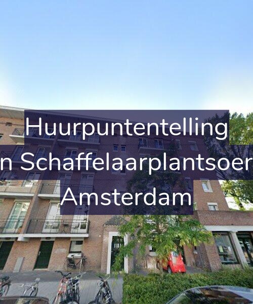 Foto gevel Huurpuntentelling voor Jan van Schaffelaarplantsoen 33-B, Amsterdam