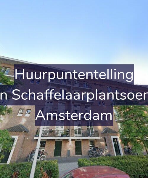 Foto gevel Huurpuntentelling voor Jan van Schaffelaarplantsoen 19-C, Amsterdam