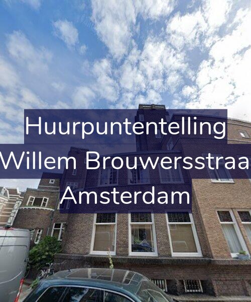 Foto gevel Huurpuntentelling voor Jan Willem Brouwersstraat 23, Amsterdam