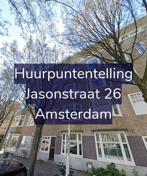 Foto gevel Huurpuntentelling voor Jasonstraat 26, Amsterdam