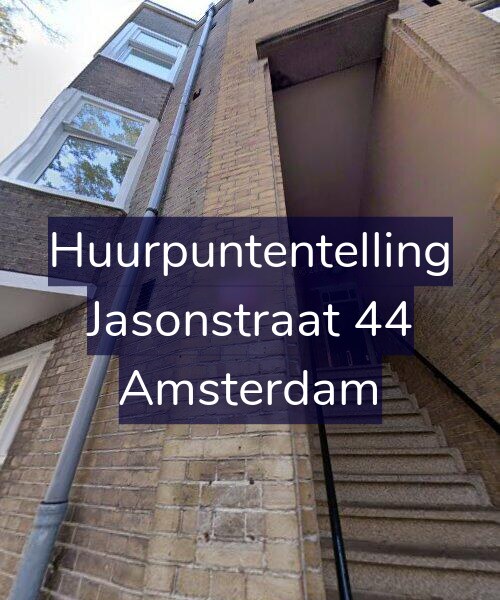 Foto gevel Huurpuntentelling voor Jasonstraat 44, Amsterdam