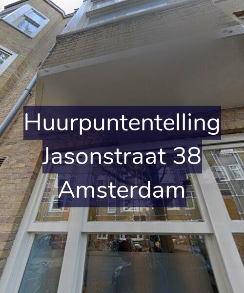 Foto gevel Huurpuntentelling voor Jasonstraat 38, Amsterdam