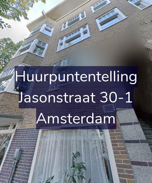 Foto gevel Huurpuntentelling voor Jasonstraat 30-1, Amsterdam