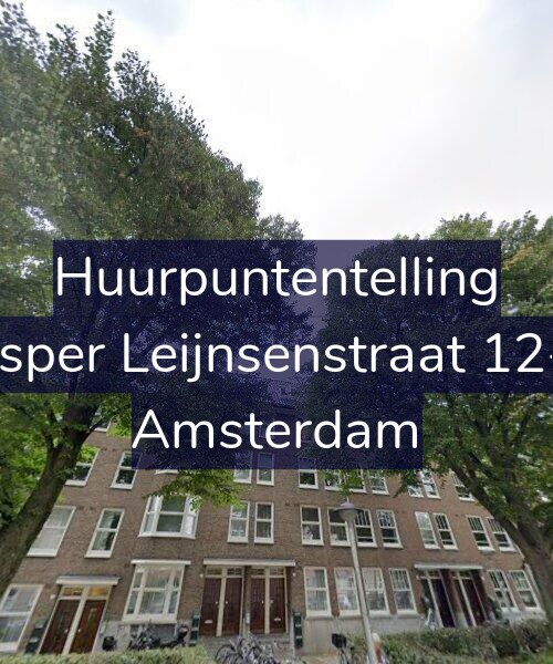 Foto gevel Huurpuntentelling voor Jasper Leijnsenstraat 12-3, Amsterdam