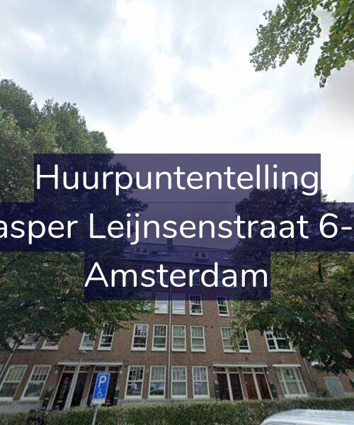 Foto gevel Huurpuntentelling voor Jasper Leijnsenstraat 6-2, Amsterdam
