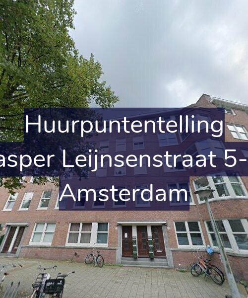 Foto gevel Huurpuntentelling voor Jasper Leijnsenstraat 5-4, Amsterdam