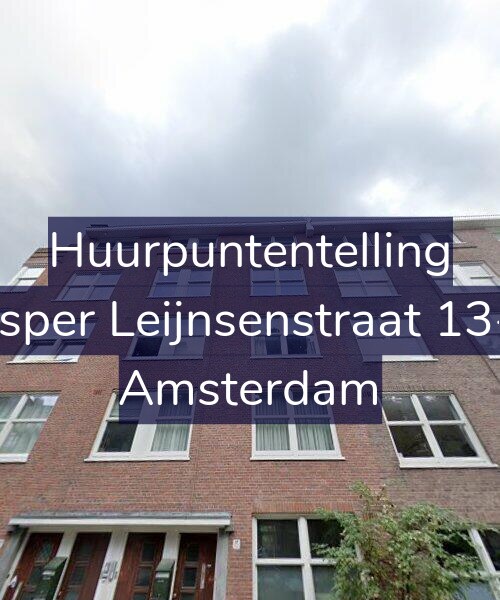 Foto gevel Huurpuntentelling voor Jasper Leijnsenstraat 13-2, Amsterdam