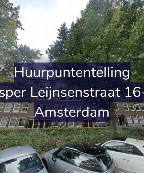 Foto gevel Huurpuntentelling voor Jasper Leijnsenstraat 16-H, Amsterdam