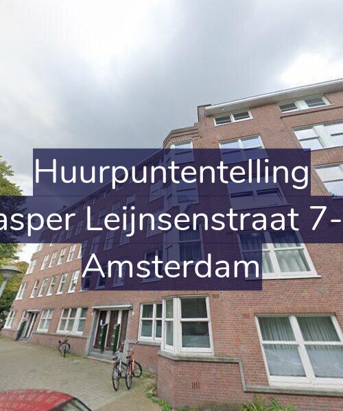 Foto gevel Huurpuntentelling voor Jasper Leijnsenstraat 7-3, Amsterdam