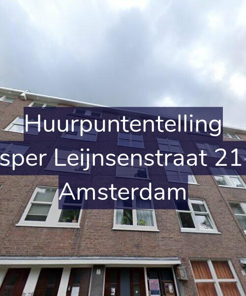 Foto gevel Huurpuntentelling voor Jasper Leijnsenstraat 21-3, Amsterdam