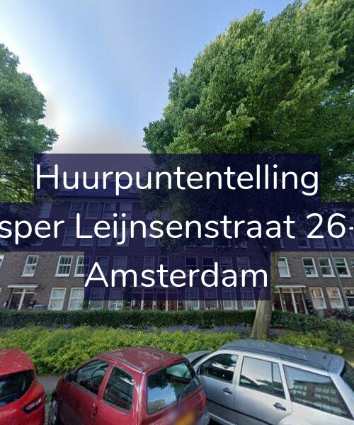 Foto gevel Huurpuntentelling voor Jasper Leijnsenstraat 26-H, Amsterdam
