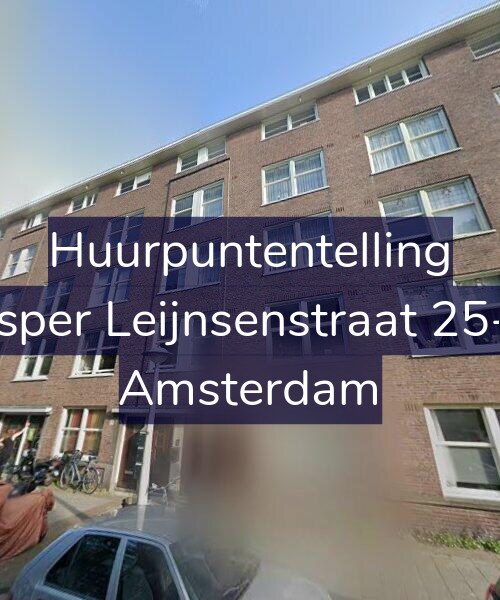 Foto gevel Huurpuntentelling voor Jasper Leijnsenstraat 25-H, Amsterdam