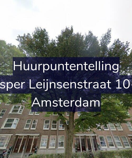 Foto gevel Huurpuntentelling voor Jasper Leijnsenstraat 10-3, Amsterdam