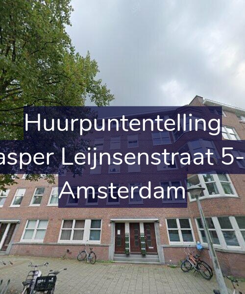 Foto gevel Huurpuntentelling voor Jasper Leijnsenstraat 5-1, Amsterdam
