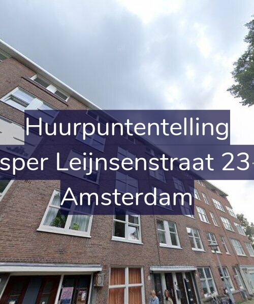 Foto gevel Huurpuntentelling voor Jasper Leijnsenstraat 23-2, Amsterdam