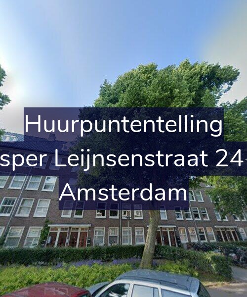 Foto gevel Huurpuntentelling voor Jasper Leijnsenstraat 24-1, Amsterdam