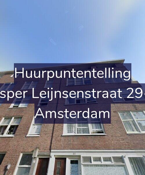 Foto gevel Huurpuntentelling voor Jasper Leijnsenstraat 29-3, Amsterdam