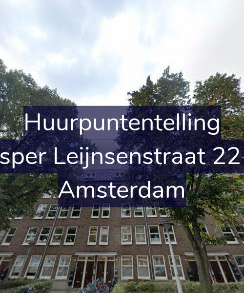 Foto gevel Huurpuntentelling voor Jasper Leijnsenstraat 22-2, Amsterdam