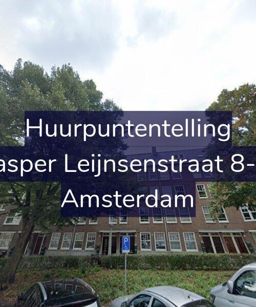 Foto gevel Huurpuntentelling voor Jasper Leijnsenstraat 8-1, Amsterdam