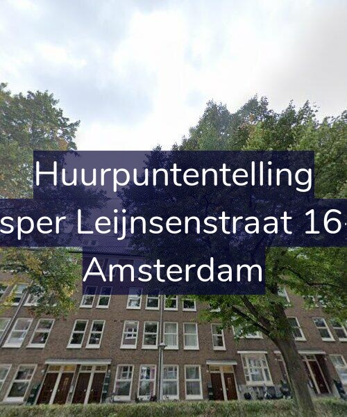 Foto gevel Huurpuntentelling voor Jasper Leijnsenstraat 16-3, Amsterdam