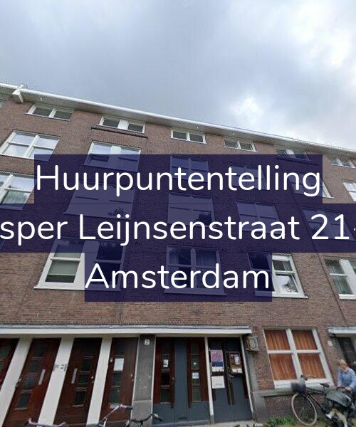 Foto gevel Huurpuntentelling voor Jasper Leijnsenstraat 21-1, Amsterdam