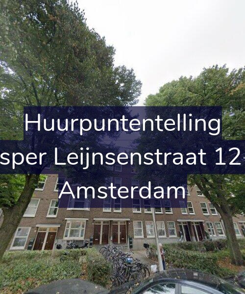 Foto gevel Huurpuntentelling voor Jasper Leijnsenstraat 12-1, Amsterdam