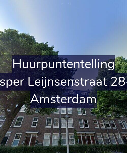 Foto gevel Huurpuntentelling voor Jasper Leijnsenstraat 28-3, Amsterdam