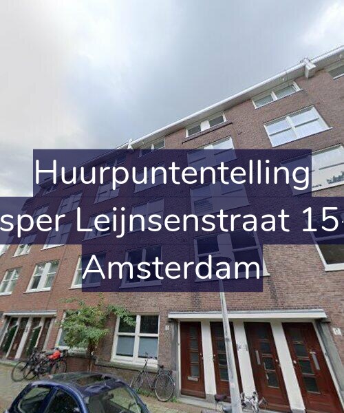 Foto gevel Huurpuntentelling voor Jasper Leijnsenstraat 15-1, Amsterdam