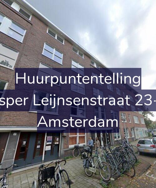 Foto gevel Huurpuntentelling voor Jasper Leijnsenstraat 23-H, Amsterdam