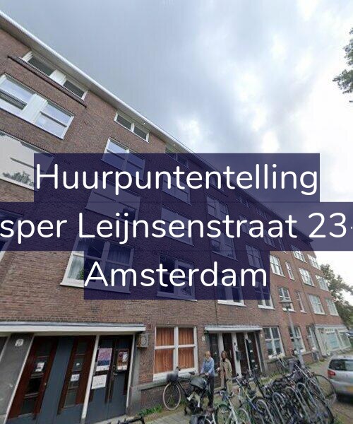 Foto gevel Huurpuntentelling voor Jasper Leijnsenstraat 23-1, Amsterdam